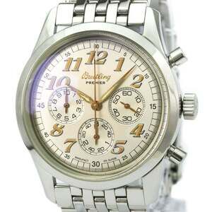 BREITLING Headwind Stainless Steel Automatic Mens Watch A45355 Polished